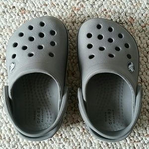 Toddler Crocs Grey Size 4